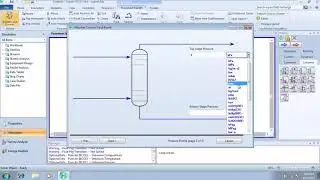 Absorber simulation with Aspen Hysys