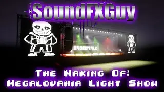 The Making of: Megalovania Midi Controlled Light Show | Unreal Engine
