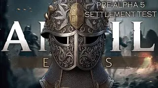🔴LIVESTREAM | ANVIL EMPIRES Medieval MMO Pre-Alpha 5 ► Settlement Test - First Blacksmith Experience