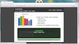 Tweetstats - Twitter Konto analysieren