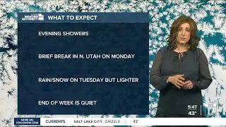 Fairly mild, some showers - Sunday evening forecast
