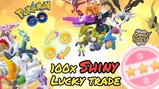 All SHINY Pokémon Lucky trade! Best way to get a SHUNDO! Pokémon Go [ Perfect Shiny Lucky trade! ]