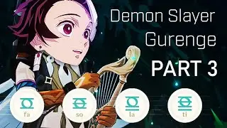 Demon Slayer OP - Gurenge PART 3 - Windsong Lyre Tutorial - Genshin Impact