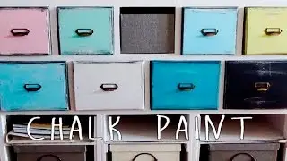 PINTAR Y DECORAR UN MUEBLE CON PINTURA CHALK PAINT EFECTO VINTAGE