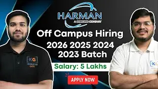 HARMAN Off Campus Hiring for 2026 2025 2024 2023 Batch | HARMAN Off Campus Drive