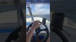 Первый выезд с новым стеклом и тентом, Нептун 450