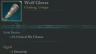 Wolf Gloves Unique Location Guide (Crit & Dexterity) - Avowed