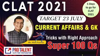 Most Expected Current Affairs for CLAT 2021 I Revision Modules for CLAT 2021 I S09