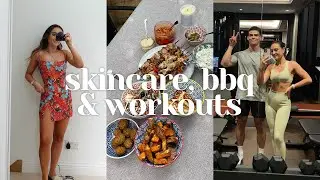 Birthday bbq, skincare empties & my workouts this week