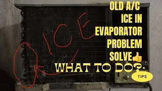 How to fix ice formation in window AC unit