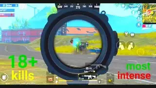 18+ kills| one of the best intense gameplay with chicken dinner and fans meet up | bgmi lite