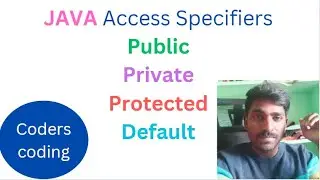JAVA finding the Access modifiers @ coderscoding