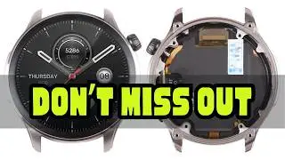 LCD Display Touch Screen for Amazfit GTR4 A2165 A2166 Digitizer Assembly with Frame Repair Parts