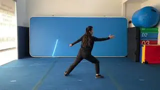24 yang style Taichi full form following ￼training video from behind 24式太极拳全套跟随训练视频