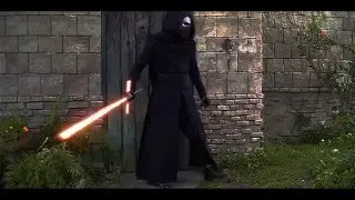 Kylo Ren Light Saber Test (Tutorial in Description)
