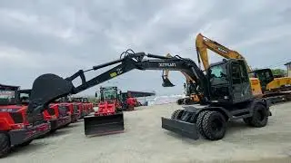 Обзор колесного экскаватора XINYUAN C135W
