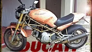 BIKE WRAPPING - DUCATI MONSTER Effetto Legno