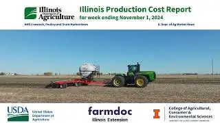 Illinois Production Cost Report - Week Ending November 1, 2024 #usda