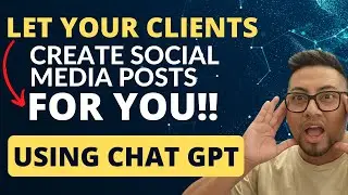 Let your clients create social media posts for you