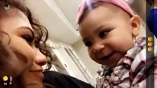 Zendaya | Funny Snapchat Moments | w/ Adorable Baby Niece 2016/2017