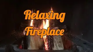 Relaxing Fireplace Sounds - Burning Fireplace & Crackling Fire Sounds (NO MUSIC)
