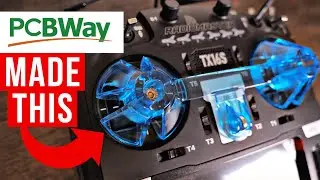 Resin 3D Printed TX16S Gimbal Cover & How to Use PCBWay Rapid Prototyping Service