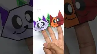 Smiling Critters Cute Finger Toy Paper Crafts Idease 😊 Poppy playtime chalter 3