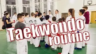 Taekwondo routine | Bagatur training