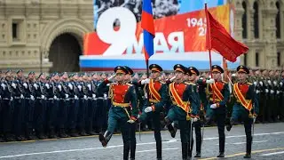 Парад Победы 2020 на Красной Площади. Москва 24 июня 2020 года.