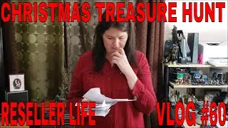 CRYSTAL GOES ON A CHRISTMAS TREASURE HUNT - RESELLER LIFE - VLOG #60