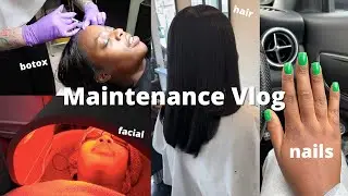 maintenance vlog | botox, nails, anti-ageing facial, hairdressers | come to appointments with me