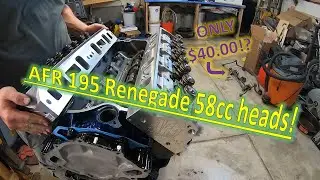 Building a 331 for the Ranger. PART 8. AFR 195 heads installed!