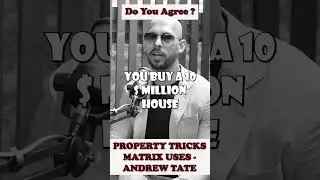 Do not Buy High Value Property - Andrew Tate! #shorts