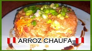 ARROZ CHAUFA DE POLLO PERUANO #recetasperuanas
