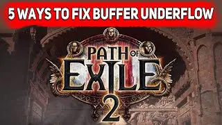 How to Fix Buffer UNDERFLOW IN Path of Exile 2, PoE 2 Buffer UNDERFLOW Fix