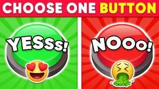 Choose One BUTTON...! 😱⛔ YES or NO Challenge 🟢🔴
