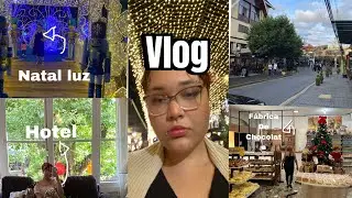 Vlog em Campos do Jordão-SP✨🚗*passeio, fabrica de chocolate, compras, natal luz, experiências*