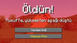 Minecraft'ta Alınabilecek Tüm ÖLÜM MESAJLARINI Kazandım...