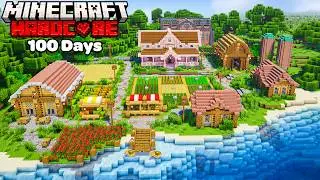 I Survived 100 Days Building the ULTIMATE FARM in Minecraft Hardcore
