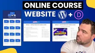 How To Create An Online Course Website With Wordpress And Divi In 35 Minutes!