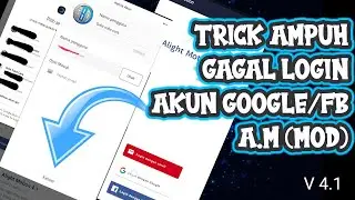 Terbaru‼️Cara Mengatasi Gagal Login akun Google/Fb Alight Motion ||😱💯