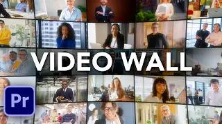 Create a Video Wall in Premiere Pro – 1 Track, No After Effects!