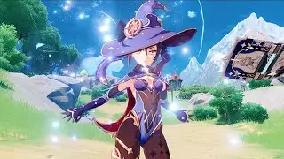 How to teleport with Mona | Genshin impact transition video