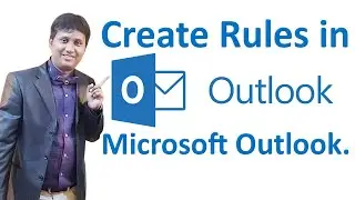 how to create outlook rules | how to make outlook rules