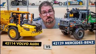 LEGO Technic 42129 Mercedes-Benz Zetros vs 42114 Volvo A60H - why did I not compare these two?