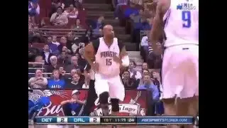 2010 Vince Carter 1 Hand Down The Lane Dunk vs Pistons