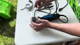 DIY Angle Grinder Grass And Weed Trimmer