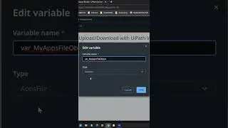 What's an AppsFile variable in UiPath VB Apps  #education #uipath #rpatraining  #uipathacademy