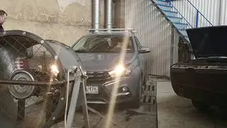 Замер мощности Lada Vesta SW Cross Turbo 29.11.18(2)