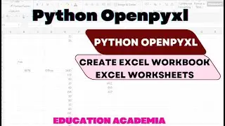 Creating Excel Workbook and Worksheets using python